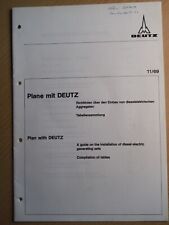 Plane deutz richtlinien gebraucht kaufen  Berlin