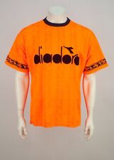 Camiseta de futebol vintage Diadora laranja tamanho M grande logotipo central monograma comprar usado  Enviando para Brazil
