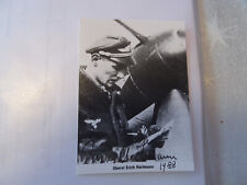 Used, Erich Hartmann (fighter plane) original autograph in photo **rare** for sale  Shipping to South Africa