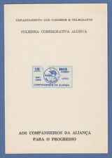 Brasil 1966 Folhinha Filatélica Alianca para o Progresso nova, usado comprar usado  Enviando para Brazil