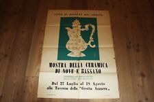 Poster epoca ceramica usato  Bassano Del Grappa