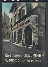 Cartolina ristorante maurizio usato  Italia