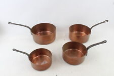 Copper pan set for sale  LEEDS
