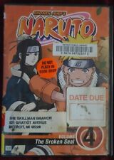 Naruto - Vol. 4: DVD The Broken Seal (2006) dublado USADO estado aceitável comprar usado  Enviando para Brazil