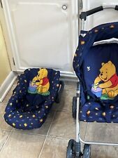 WINNIE THE POOH DOLL STROLLER & CAR SEAT FOR DOLLS UP TO 24" BY HAUCK for sale  Shipping to South Africa