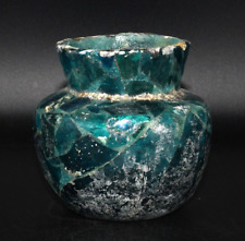 Large Ancient Roman Glass Pot Jar from Middle East Circa 1st - 3rd Century AD, used for sale  Shipping to South Africa