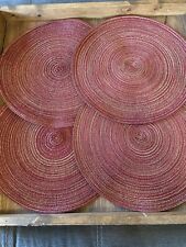 4pcs round weaved for sale  Corcoran