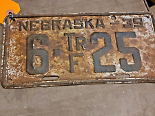 plate license nebraska 1939 for sale  Lincoln