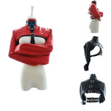 PU Leather Armbinder Straightjacket Body Harness Restraint Cupless Costume Women for sale  Shipping to South Africa