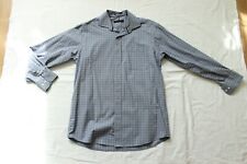 Tommy Hilfiger size L(M)15.5 shirt checkered stretch regular fit shirt casual mens til salgs  Frakt til Norway