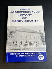 Impresoras litográficas A Reprint of Goodspeed's 1888 History of Barry County TPB 1995, usado segunda mano  Embacar hacia Argentina