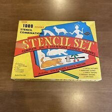 Vintage stencil kit for sale  Latham