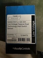 NEW ACUITY CONTROLS NWSX PDT LV DX WH LOW VOLTAGE PASSIVE DUAL WALL SWITCH SENSO for sale  Shipping to South Africa