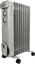 OIL Filled Radiator Heater 9 Fin Electric 2KW Free Standing Portable , used for sale  Shipping to South Africa