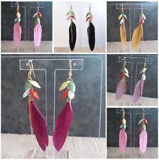Colourful feather earrings for sale  LONDON
