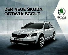 Skoda Octavia Scout 05 / 2017 catalogue brochure German na sprzedaż  PL