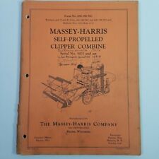 Massey harris self d'occasion  Expédié en Belgium