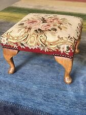 Beautifully covered footstool for sale  LONDON