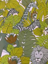 jungle animals fabric for sale  WINCHESTER