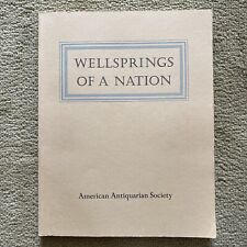 Wellsprings nation america for sale  West Roxbury