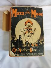 Maza of the Moon de Otis Adelbert Kline 1930 1a edición con chaqueta antipolvo segunda mano  Embacar hacia Argentina