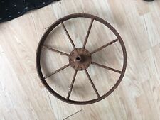 Roda de ferro fundido antiga de 15 polegadas decoração primitiva ferramentas de carrinho de mão, usado comprar usado  Enviando para Brazil