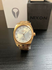 Relógio unissex Nixon “The Monopoly” ouro rosa rosto branco, usado comprar usado  Enviando para Brazil