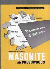 Masonite presdboards 1948 for sale  Los Angeles