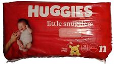 HUGGIES Little Snugglers protección suave para la piel 31 pañales sofás para N 10 LB segunda mano  Embacar hacia Argentina