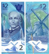 2022 Barbados 2 Dollar Banknote P80 UNC Polymer na sprzedaż  Wysyłka do Poland
