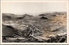 Vintage 1950s Nevada RPPC Real Photo Postcard "A NEVADA DESERT" Aerial View for sale  Shipping to South Africa