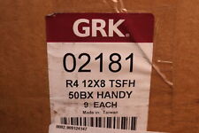 Usado, (50 peças) GRK parafusos de armação multiuso caixa de 9 recipientes #12/14 x 8" 02181 comprar usado  Enviando para Brazil