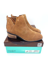 Diba True Vio Lyn Suede Ankle Boots- Whiskey Suede , US 6M for sale  Shipping to South Africa