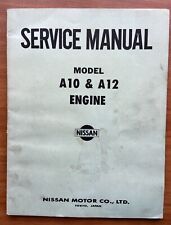 Workshop manual datsun for sale  COLCHESTER