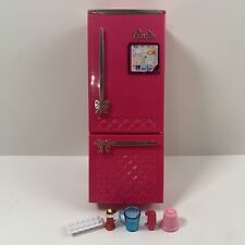 Refrigerador Barbie rosa glam casa de ensueño cocina Mattel, usado segunda mano  Embacar hacia Argentina