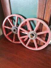 antique spoke wheel wooden for sale  New Lisbon