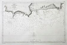 Cabo Der Três Pontas Cabo Três Pontos Gana África Mapa Marítimo Mapa Marítimo 1852 comprar usado  Enviando para Brazil