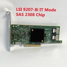 Usado, Modo de TI LSI 9207-8i 6Gbs SAS 2308 FW:P20 PCI-E 3.0 HBA para ZFS FreeNAS unRAID comprar usado  Enviando para Brazil