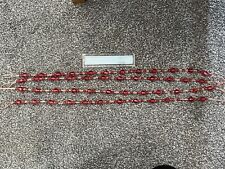 Red beaded curtain for sale  POOLE