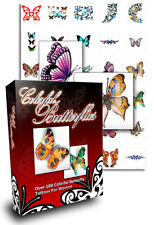 Colourful butterflies tattoo gebraucht kaufen  Frankfurt