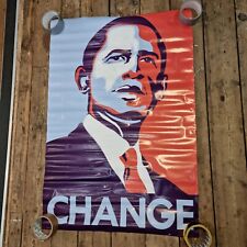 Barak Obama Zmiana Pop Art Plakat 610mm X 910mm na sprzedaż  Wysyłka do Poland