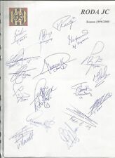 1999 autographs roda for sale  EDINBURGH
