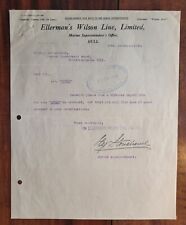 Ellerman wilson line. for sale  HASTINGS