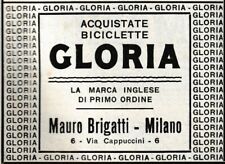 Pubbl.1905 biciclette gloria usato  Biella
