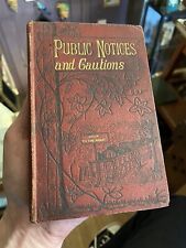 1884 public notices for sale  EDINBURGH