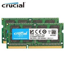 CRUCIAL DDR3L 8GB 16GB 32GB 1600 1333 1066 MHz memoria RAM SODIMM 204 pines segunda mano  Embacar hacia Argentina