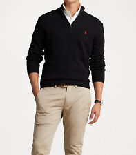 Used, 1/4 Zip Ralph Lauren Men’s Jumper Sweater BLACK Colour Small (S) Size for sale  Shipping to South Africa