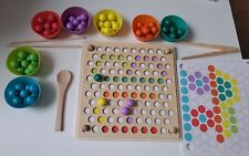 Montessori spiel farbkugeln gebraucht kaufen  Brieselang