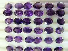 Faceted amethyst 8x6 for sale  UK