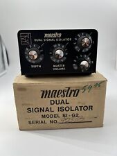MAESTRO DUAL SIGNAL ISOLATOR MODEL SI-G1 With Box Vintage VTG for sale  Shipping to South Africa
